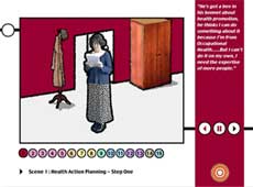 Screen from the Doing Evaluation project