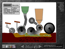 Screen shot from the Weed Biology and Control interactive course